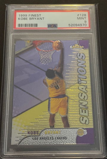 1999 Finest Kobe Bryant #128 PSA 9 Mint