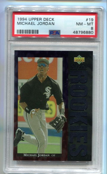 1994 Upper Deck Michael Jordan Star Rookies #19 PSA 8 NM-MT