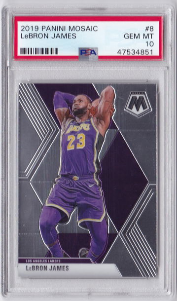 LeBron James 2019 Mosaic PSA 10