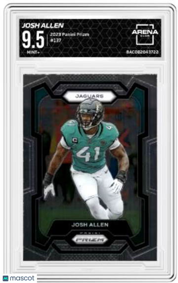 2023 Panini Prizm Josh Allen #137 Arena Club 9.5