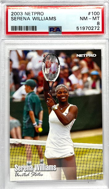 ⭐️ 2003 NETPRO SERENA WILLIAM #100 PSA 8  RC🔥📈 