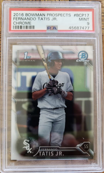2016 Bowman Chrome Fernando Tatis Jr PSA 9