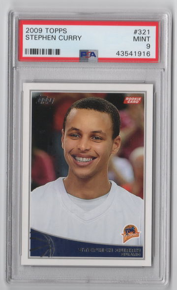 2009 Topps Stephen Curry PSA 9