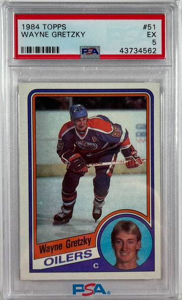 1984 Topps Wayne Gretzky PSA Excellent 5