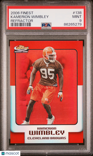 2006 Finest Kamerion Wimbley #138 PSA 9