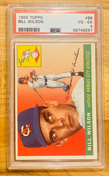 1955 Topps Bill Wilson #86 PSA 4