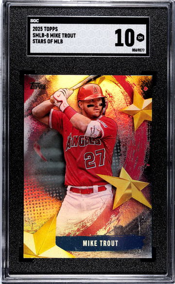 2025 Topps #SMLB-8 Mike Trout Stars of MLB SGC 10