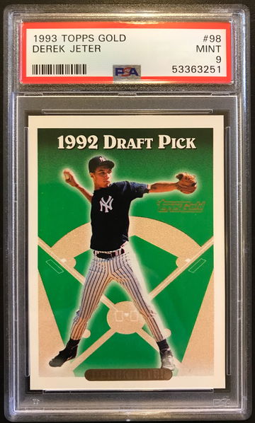 1993 Topps Gold Derek Jeter PSA 9 MINT