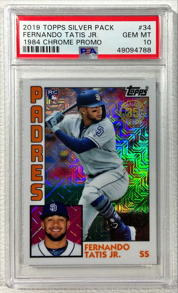 2019 Topps Silver Pack 1984 Chrome Fernando Tatis Jr. PSA 10