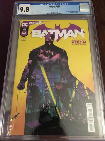 BATMAN # 106 DC COMICS 2021 CGC 9.8 WHITE PAGES JAMES TYNION / JORGE JIMENEZ