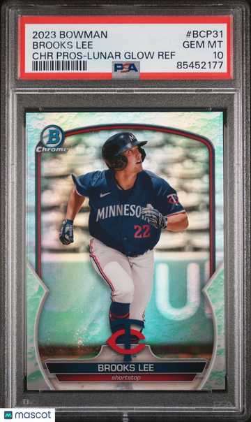 2023 Bowman Chrome Brooks Lee #BCP31 Chrome Rookie PSA 10