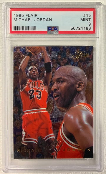 1995-96 Flair Michael Jordan PSA 9