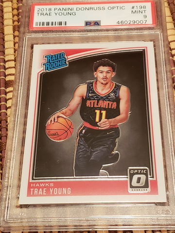 2018-19 trae young optic psa 9