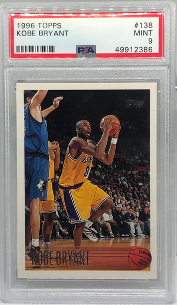 Kobe Bryant 1996 Topps #138 PSA 9