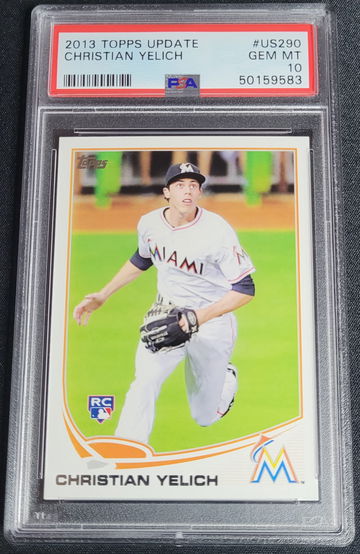 2013 Topps Update Christian Yelich PSA 10