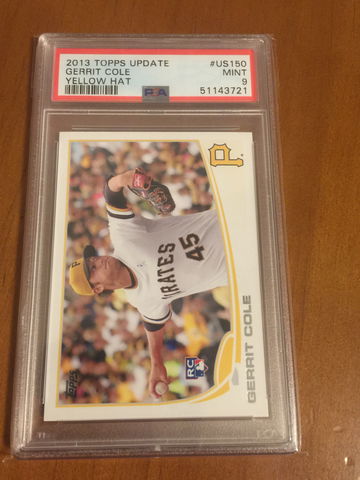 2013 Topps Update Gerrit Cole Rc Psa 9 Mint
