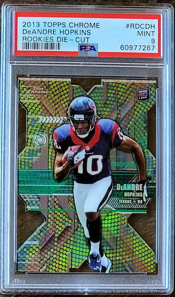 2013 SP DEANDRE HOPKINS Topps Chrome ROOKIES DIE-CUT PSA 9 POP 25 Rookie #RDCDH
