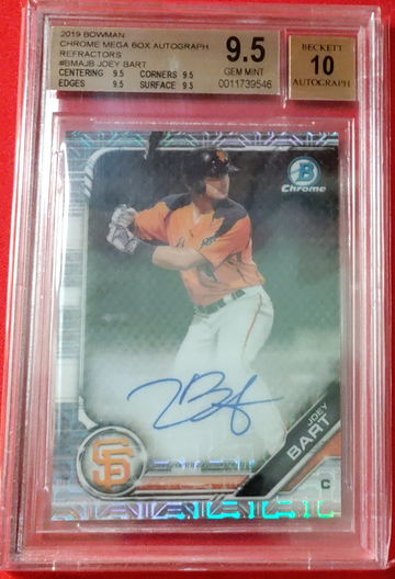 2019 Bowman chrome Joey Bart mojo refractor auto
