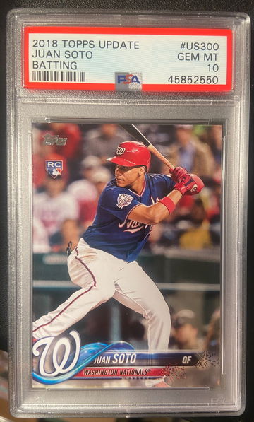 Juan Soto topps update rookie psa 10