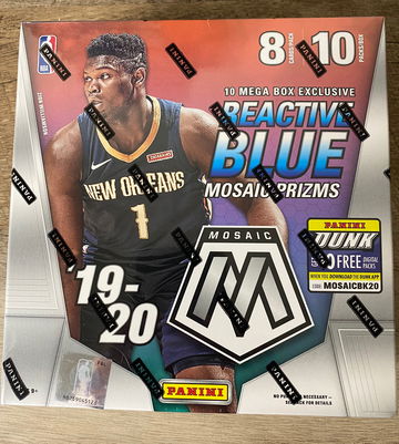2019-20 Mosaic Mega NBA Box