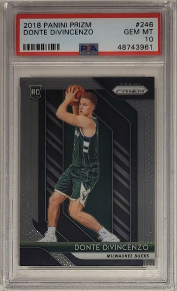 2018 Donte Divincenzo Prizm PSA 10