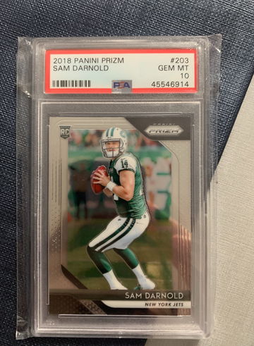 2018 Panini Prizm Sam Darnold PSA 10