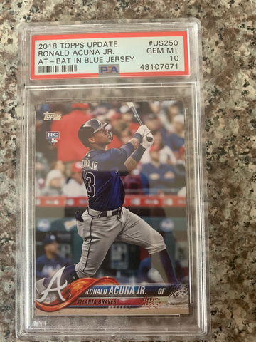 Ronald Acuña Jr. Topps #U250 Psa 10