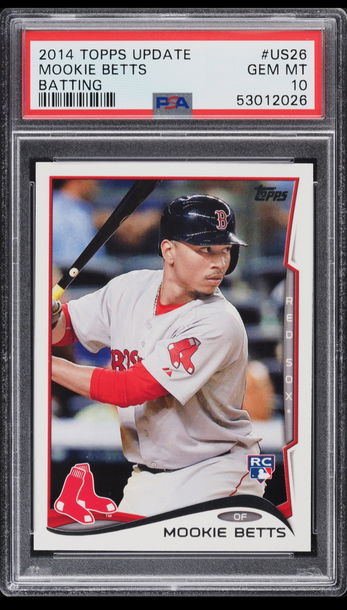 2014 Topps Update Mookie Betts PSA 10
