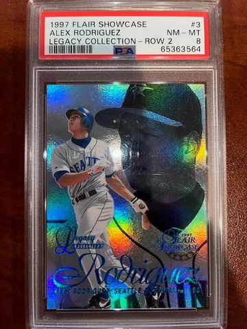 1997 Flair Showcase Legacy Row 2 PSA 8