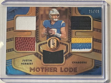 2021 Gold Standard Justin Herbert Mother Lode 25/49