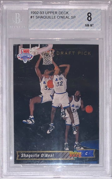 1992-93 Upper Deck Shaquille O'Neal BGS 8