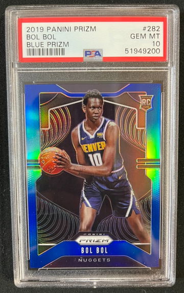Bol Bol 2019 Panini Prizm BLUE RC #d 81/199