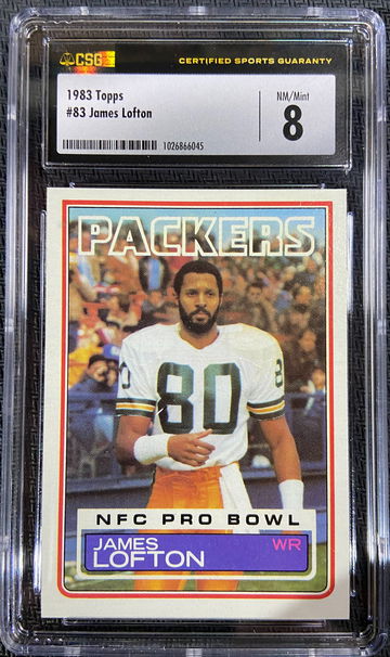 1983 Topps James Lofton #83 CSG 8