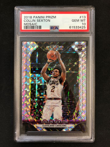 2018 Panini Prizm Mosaic - Collin Sexton - Rookie Mosaic Silver PSA 10
