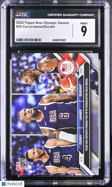 2024 Topps Now Olympic Games #26 CGC 9