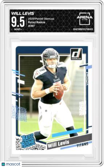 2023 Panini Donruss Will Levis #397 Rated Rookie Arena Club 9.5