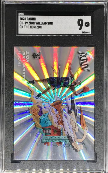 2020 Panini On The Horizon Zion Williamson SGC 9 Mint RC Rookie 