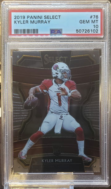 Kyler Murray 2019 Select Concourse Rookie RC #76 Gem Mint PSA 10 Cardinals