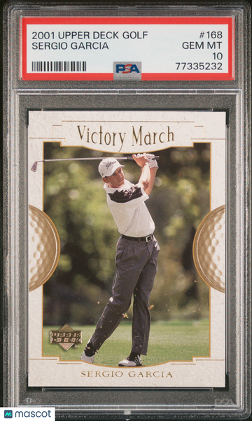 2001 Upper Deck Golf Sergio Garcia #168 PSA 10