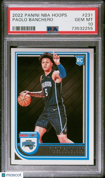 2022 Panini Paolo Banchero #231 Rookie PSA 10