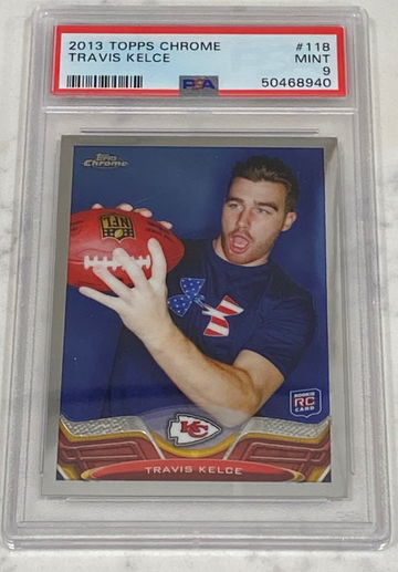 2013 Topps Chrome Travis Kelce RC PSA 9
