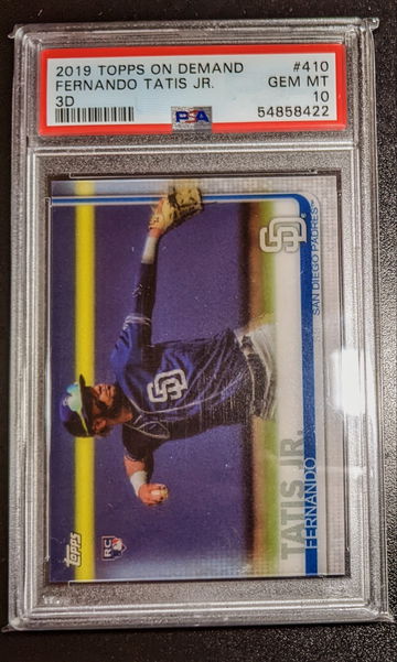 2019 Topps 3D Fernando Tatis Jr. RC PSA 10 GEM MINT
