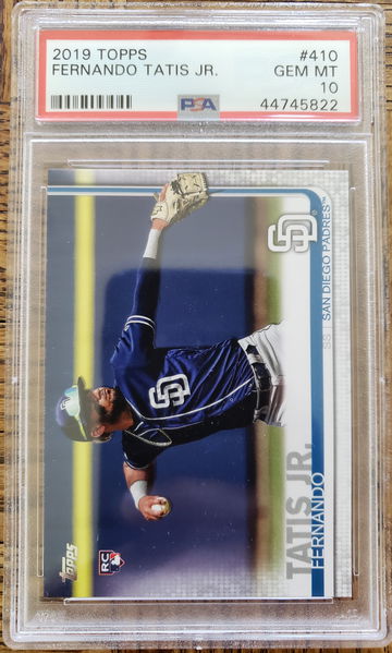 2019 Topps Fernando Tatis Jr RC PSA 10