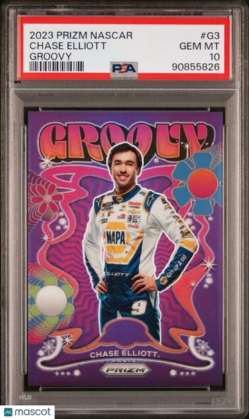 2023 Panini Prizm Nascar Groovy Chase Elliott #G3 PSA 10