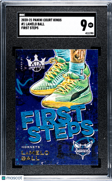 2020 Panini Court Kings Lamelo Ball #1 First Steps SGC 9