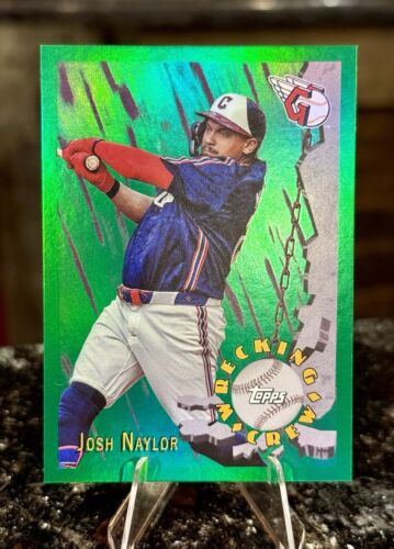 2024 Topps Archives #96WC-6 JOSH NAYLOR #/99 GREEN Foil Wrecking Crew Guardians
