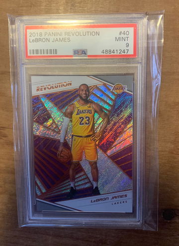 Lebron James 2018 Panini Revolution #40 Mint PSA 9