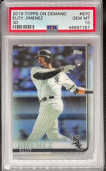 PSA 10 2019 Topps On Demand Eloy Jimenez 3D #670