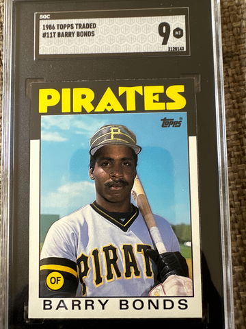 1986 Topps Traded Barry Bonds RC #11T