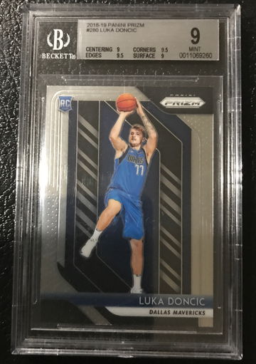 Luka Doncic Prizm 280 BGS 9 mint 